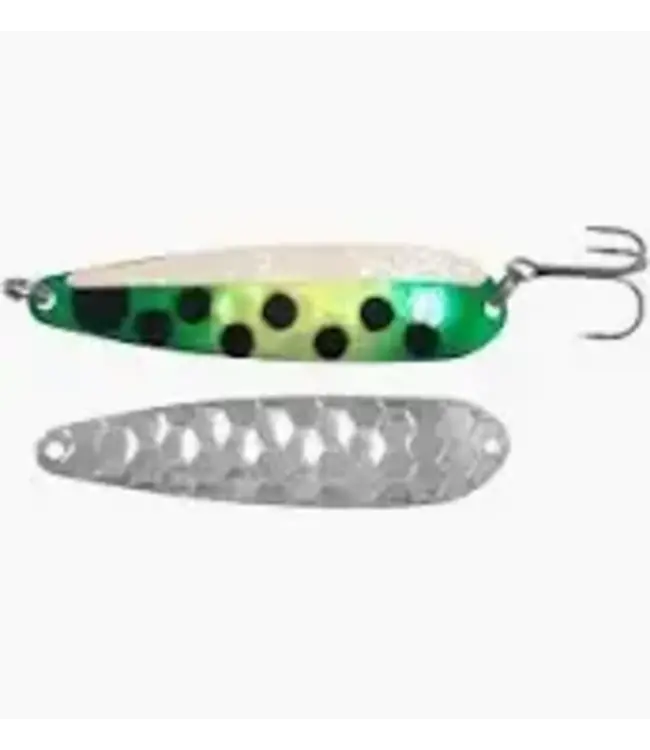 DREAMWEAVER LURE COMPANY (DW0502) DREAMWEAVER EXTENDED SERIES SPOON - GLOW FROG SILVER BELLY