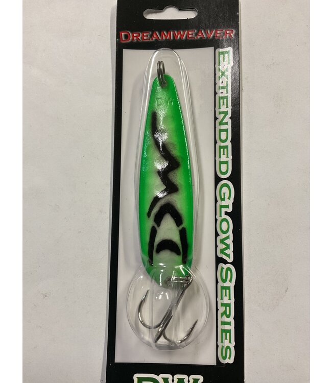 DREAMWEAVER LURE COMPANY (DW1931) DREAMWEAVER EXTENDED GLOW SERIES SPOON - SG DA SHIZZNIT