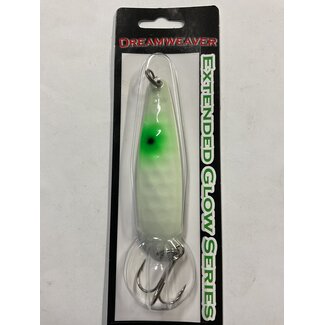 DREAMWEAVER LURE COMPANY DREAMWEAVER EXTENDED GLOW SERIES SPOON - SG GREEN EYE GLOW (DW1929)