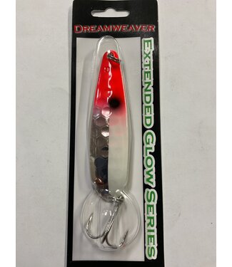 DREAMWEAVER LURE COMPANY DREAMWEAVER EXTENDED GLOW SERIES SPOON - SG HALF BLOODY NOSE (DW1975)