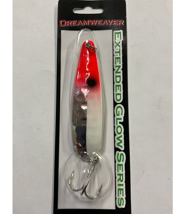 DREAMWEAVER LURE COMPANY (DW1975) DREAMWEAVER EXTENDED GLOW SERIES SPOON - SG HALF BLOODY NOSE