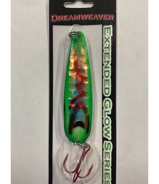 DREAMWEAVER LURE COMPANY DREAMWEAVER EXTENDED GLOW SERIES SPOON - SG DA SHIZZNIT UV (DW1931DUV)