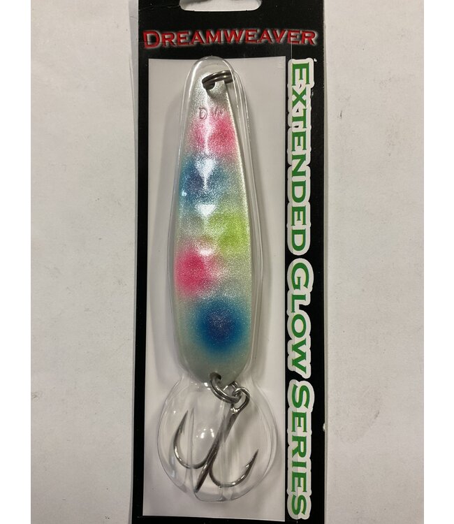 DREAMWEAVER LURE COMPANY (DW1924) DREAMWEAVER EXTENDED GLOW SERIES SPOON - SG WONDERBREAD
