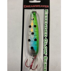 DREAMWEAVER LURE COMPANY (DW1969) DREAMWEAVER EXTENDED GLOW SERIES SPOON - SG LANCES TWO FACE