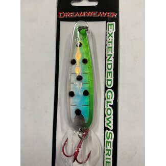 DREAMWEAVER LURE COMPANY DREAMWEAVER EXTENDED GLOW SERIES SPOON - SG LANCES TWO FACE (DW1969)