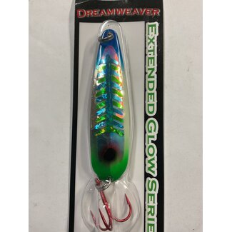 DREAMWEAVER LURE COMPANY DREAMWEAVER EXTENDED GLOW SERIES SPOON - SG HALF A-BOMB (DW1976)
