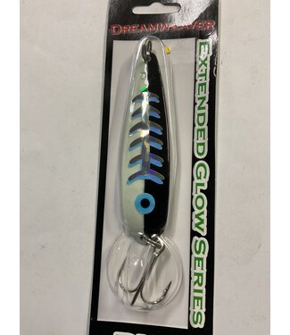 DREAMWEAVER LURE COMPANY DREAMWEAVER EXTENDED GLOW SERIES SPOON - SUPER GLOW ALEWIFE (DW1979)