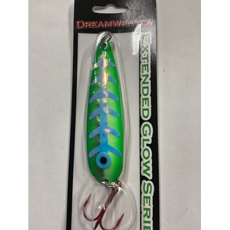 DREAMWEAVER LURE COMPANY DREAMWEAVER EXTENDED GLOW SERIES SPOON - GREEN SLICE (DW1970)