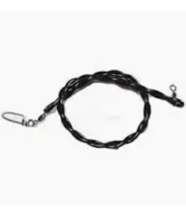 DREAMWEAVER LURE COMPANY (99955) DREAMWEAVER 12" SNUBBER  RIPCORD BLACK, UV PROTECTED