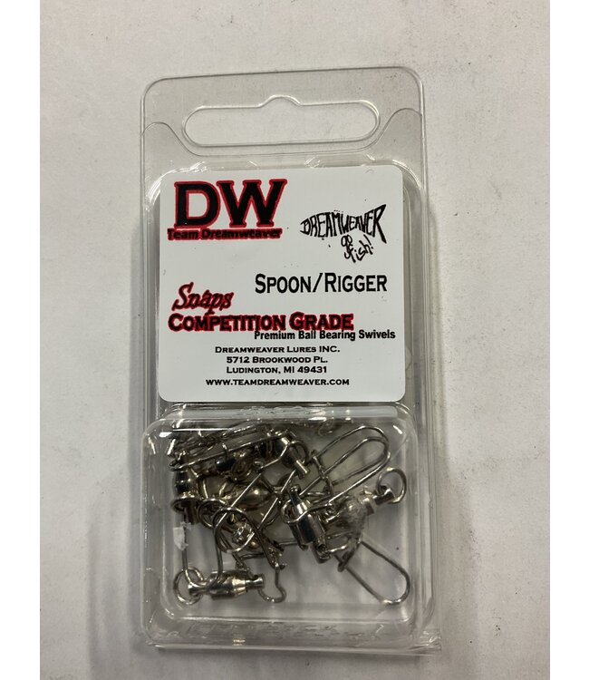 DREAMWEAVER LURE COMPANY Dreamweaver 10-pack Ball Bearing Swivels #3 SNAP