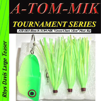 A-TOM-MIK MFG. A-TOM-MIK RHYS DAVIS MEAT RIG GREEN/CHARTREUSE GLOW (ATR-003)