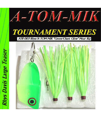 A-TOM-MIK MFG. A-TOM-MIK RHYS DAVIS MEAT RIG GREEN/CHARTREUSE GLOW (ATR-003)