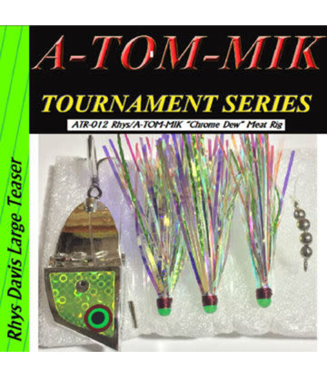 A-TOM-MIK MFG. A-TOM-MIK RHYS DAVIS MEAT RIG CHROME MOUNTAIN DEW (ATR-012)