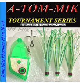 A-TOM-MIK MFG. (KING-010 )A-TOM-MIK KING HEAD MEAT RIG CRUSH GREEN GLOW