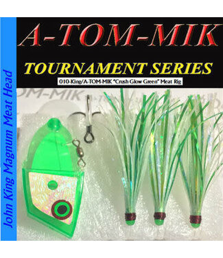 A-TOM-MIK MFG. (KING-010 )A-TOM-MIK KING HEAD MEAT RIG CRUSH GREEN GLOW