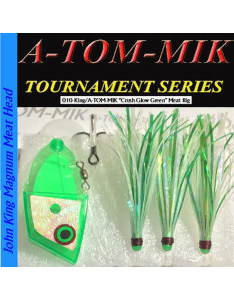 A-TOM-MIK MFG. (KING-010 )A-TOM-MIK KING HEAD MEAT RIG CRUSH GREEN GLOW