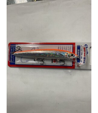 Challenger Lures EG033-SOW CHALLENGER MINNOW 4-1/2" 3/8OZ SILVER ORANGE BACK WHITE BELLY