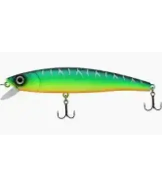 Challenger Lures EG033-RADPRH CHALLENGER MINNOW 4-1/2" 3/8OZ RADIOACTIVE PERCH