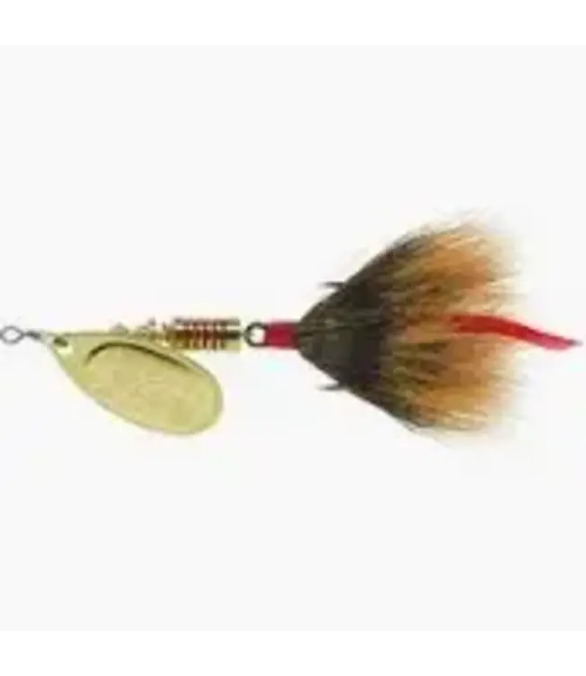 SHELDONS (MEPPS) (B2ST G-BR) MEPPS AGLIA DRESSED 1/6OZ, GOLD, BROWN TAIL