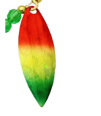 Three D Worm Harness Three D Blades 2pk Willow Stop Light (3DBLWIL-STLT)