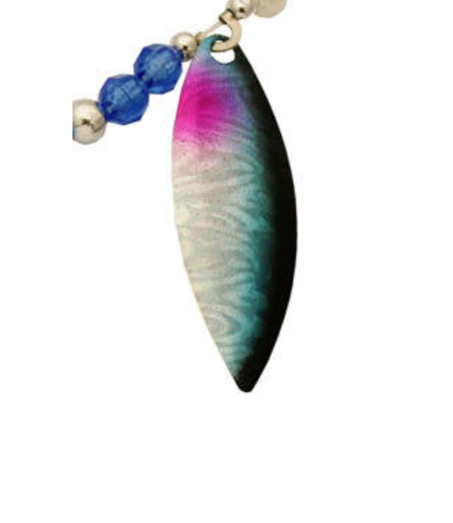 Three D Worm Harness Three D Blades 2pk Willow Rainbow Hologram (3DBLWIL-RBHO)