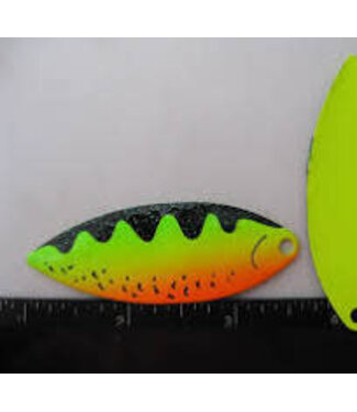 Three D Worm Harness THREE-D BLADES 2pk #4.5 WILLOW FIRETIGER (3DBLWIL4.5-FTGR)