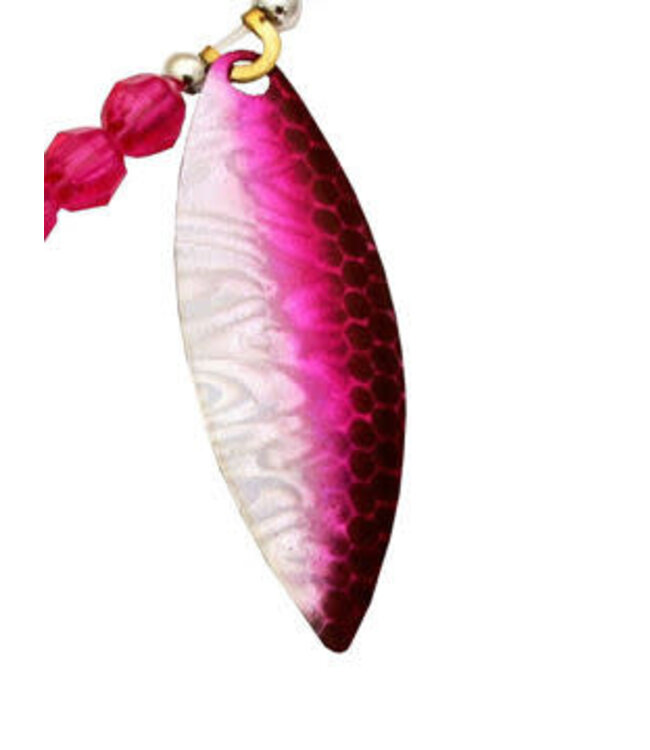 Three D Worm Harness Three D Blades 2pk Willow Texas Red Hologram (3DBLWIL-TRHO)