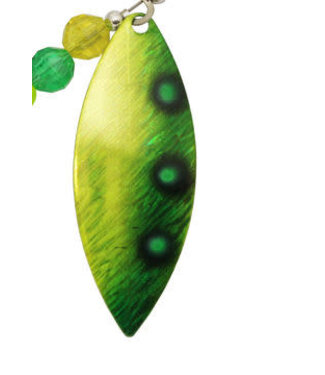 Three D Worm Harness Three D Blades 2pk Willow Nuclear Green (3DBLWIL-NUGN)