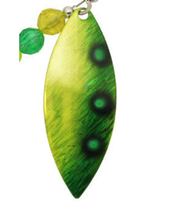 Three D Worm Harness Three D Blades 2pk Willow Nuclear Green (3DBLWIL-NUGN)