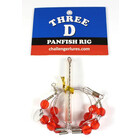 Three-D Worm Harnesses (3D-RIG-2ARW) Three-D Panfish Rig 2 Arm Wire with Blades