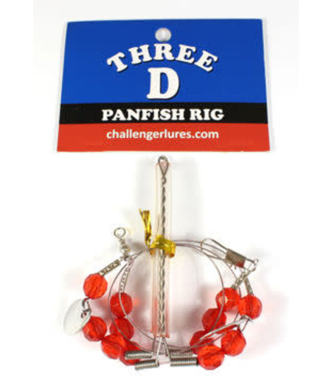 Three-D Panfish Rig 2 Arm Wire with Blades (3D-RIG-2ARW)