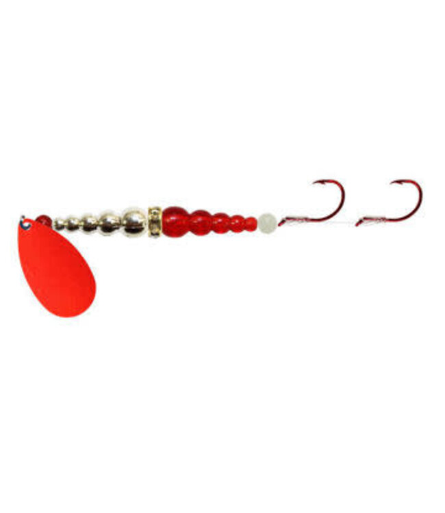 Mack's Lure Inc. (19102) MACKS RINGMASTER SZ4 RED/CHROME/FLO RUBY