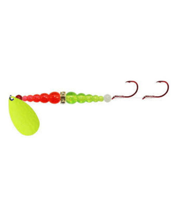 Mack's Lure Inc. (19201) MACKS RINGMASTER SZ6 CHART/FLO ORANGE/FLO CHART