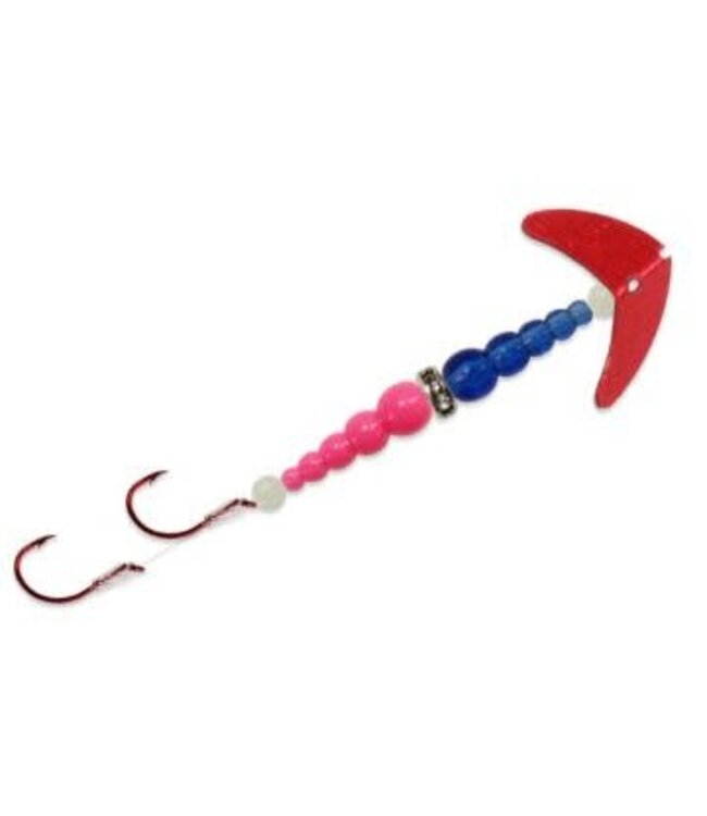 Mack's Lure Inc. (22211) MACKS DOUBLE WHAMMY SZ6 PINK/FLO BLUE/HOT PINK