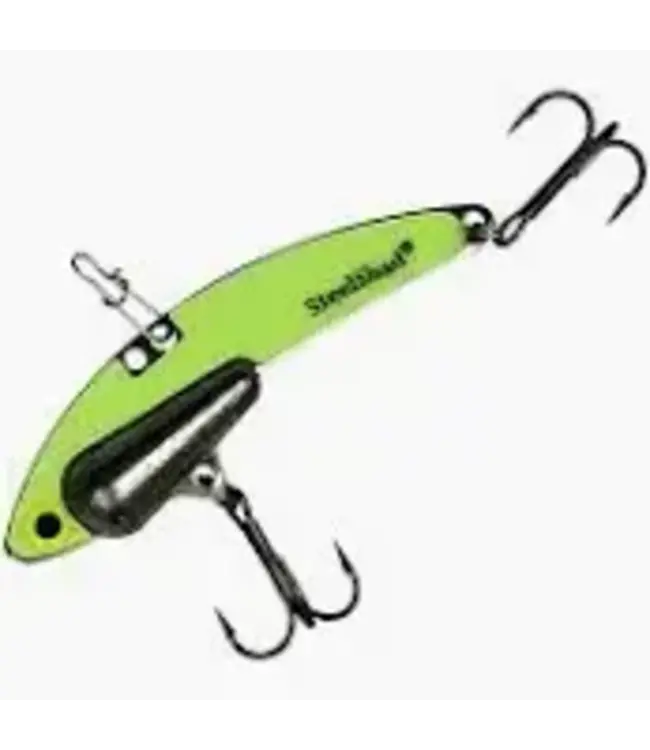 SteelShad Fishing Company (SSL-10221) STEELSHAD MINI SERIES 1/4 OZ 2/PK GLOW YELLOW