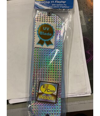 Pro-Troll (PC11-6000) PRO-TROLL PROCHIP 11 FIN FLASHER  UV BLADE W/CHROME SCALE TAPE