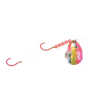 NORTHLAND FISHING TACKLE RCH4-DP NORTHLAND BAITFISH-IMAGE SPINNER HARNESS #4#2 1/CD DACE PINK
