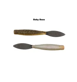 MISSILE BAITS NED BOMB 3.25" BABY BASS TAIL 10PK