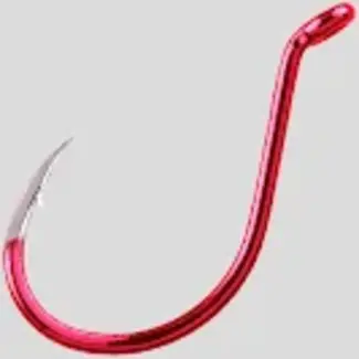 BKK HOOKS RED OCTOPUS BEAK J HOOKS SZ 2/0 6PK