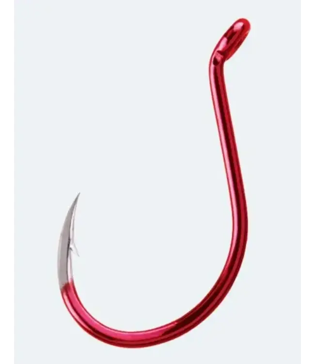 BKK HOOKS RED OCTOPUS BEAK HOOK SZ 4 7PK