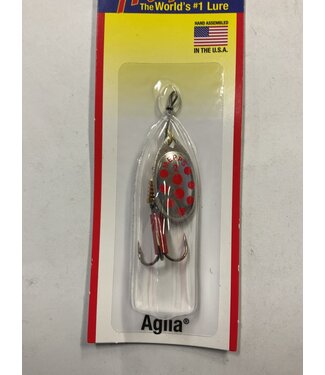 SHELDONS (MEPPS) MEPPS AGLIA - PLAIN TREBLE RED DOT 1/6OZ (B2 SRD)