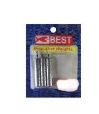 K&E DROP SHOT PENCIL WEIGHT 1/2OZ 4PK