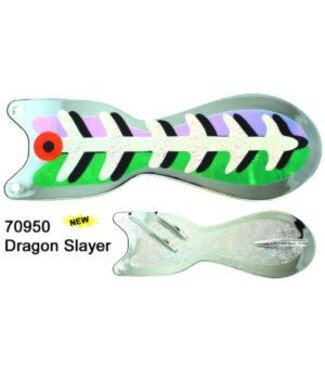 DREAMWEAVER LURE COMPANY (SD70950L-10) DREAMWEAVER SPIN DOCTOR FLASHER 10" DRAGON SLAYER
