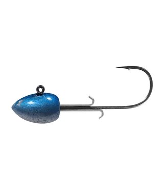BIG BITE BAITS 1/8 oz Swimmer Head Blue Gizzard