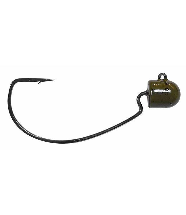 BIG BITE BAITS EWG SHORTY HEAD 3/16OZ GREEN PUMPKIN JIG