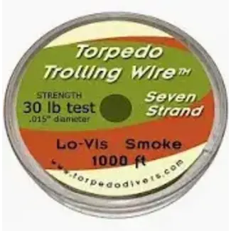 Torpedo Torpedo Trolling Wire 7-Strand 30LB 1000FT