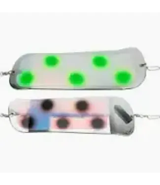 Gibbs-Delta Tackle MICHIGAN STINGER 360 FLASHER 11" UV 2 FACE CHROME (PC11116UV)