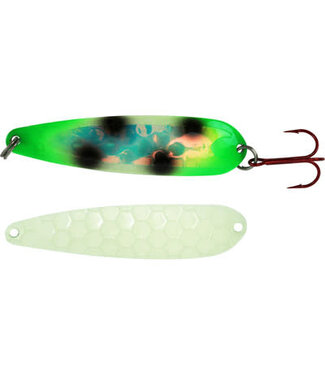 DREAMWEAVER LURE COMPANY DREAMWEAVER MAGNUM SPOON - EXCLUSIVE COLOR - GRANNY SMITH UV (M-EC-ASUV)