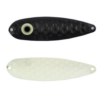 DREAMWEAVER LURE COMPANY DREAMWEAVER MAGNUM SPOON - SUPER GLOW - CARBON 14 (M1949)