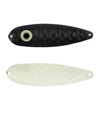DREAMWEAVER LURE COMPANY DREAMWEAVER MAGNUM SPOON - SUPER GLOW - CARBON 14 (M1949)